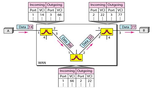 Virtual Circuit Network_Data Transfer setup